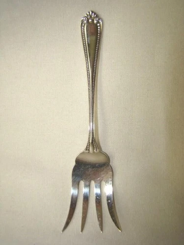 1896 WALLACE STERLING SILVER No. 4 Pattern Splayed Tine FORK