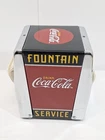 Vintage Coca-Cola Metal Napkin Dispenser Fountain Service Diner ©1999 Coke