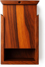 Wooden Cremation Urn for Pet Dogs  Cats   Handcrafted Solid Rosewood Memorial K