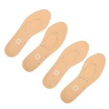 2 Pairs Sweat Absorbing Insoles Replacement for Breathable Shoe Inserts