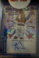 2024-25 Topps Finest - Colossal Shots Autographs Alexandre Sarr #BSA-AS Blue...