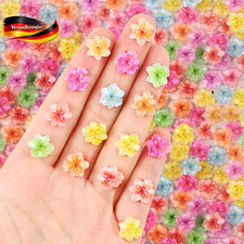 3D Nagel Charms Blumen Nagelschmuck f&uuml;r Damen Sommer Nailart Zubeh&ouml;r f&uuml;r Geln&auml;ge