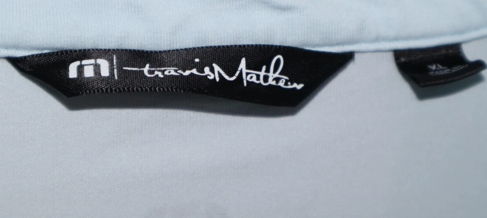 Camisa Travis Matthew Hombres XL Azul 1/2 Cremallera Pullover Manga Larga Golf Atletismo Foto 3 de 4