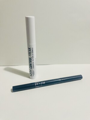 NYX Augenbrauenpaket - Control Freak Augenbrauengel und Füll- & Flusenstift in Schwarz