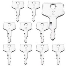 10PCS Takeuchi Key H806 17001-00019 180485 Heavy Equipment Keys Takeuchi Case