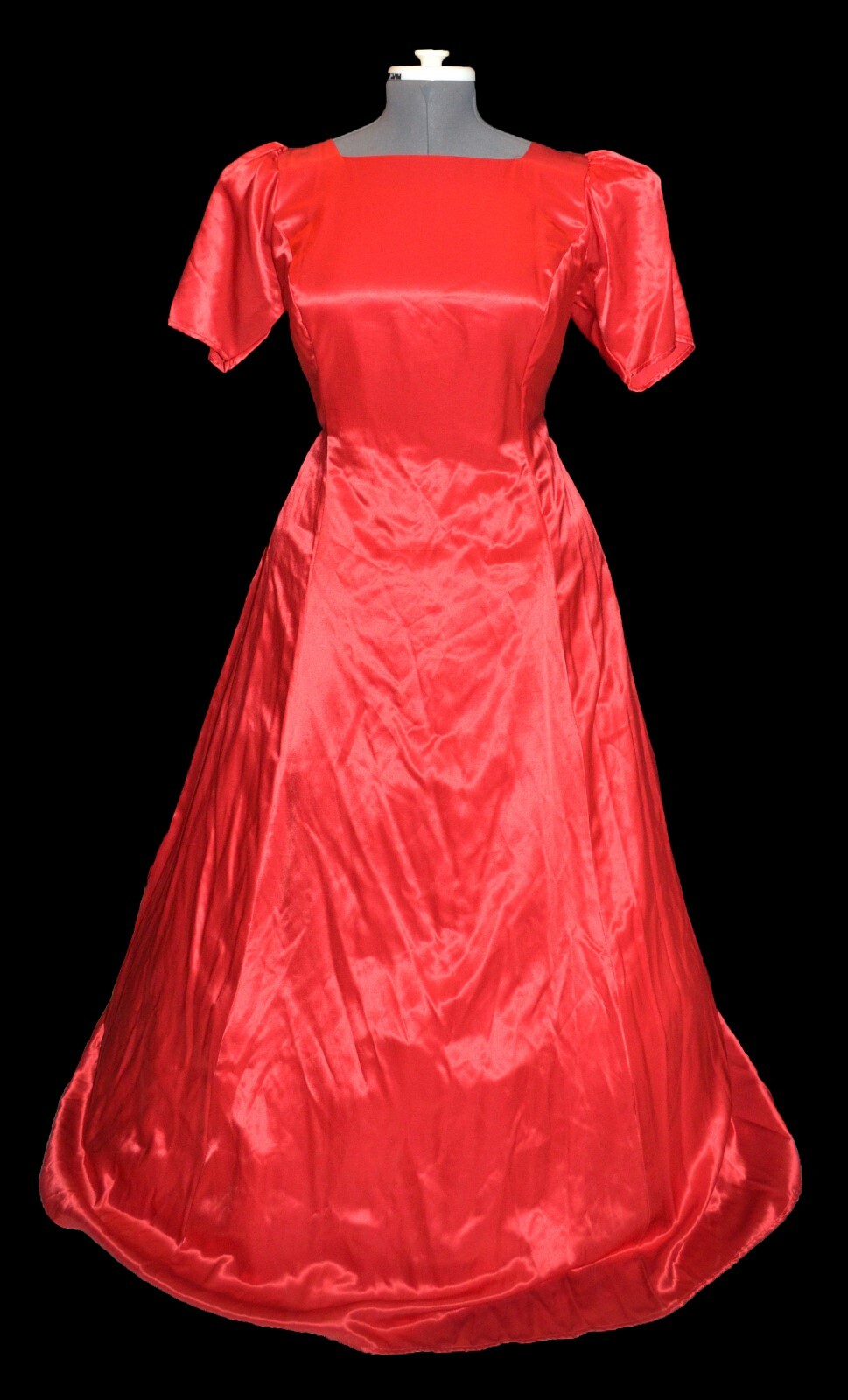 80s satin dress