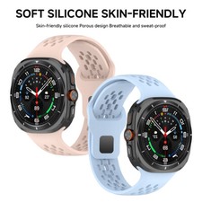 Soft Silicone Sport Band For Samsung Galaxy Watch Ultra 47mm Replacement Strap