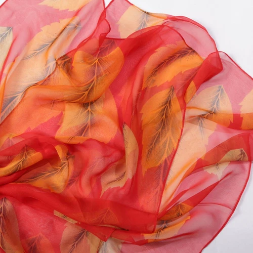 Women's Long Chiffon Scarf Elegant Lightweight Sun Protection Pashmina Shawl - Picture 47 of 50