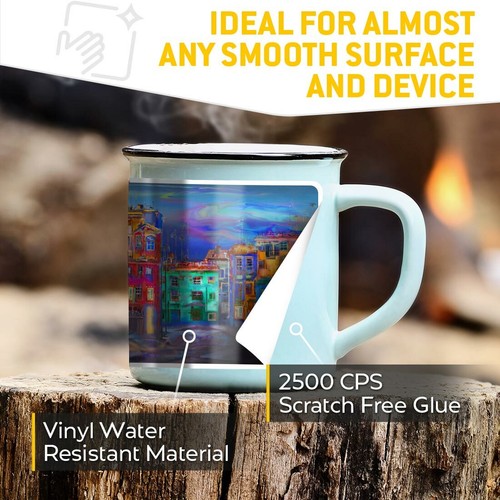 2 x Rectangle Stickers 7.5 cm - Art Painting Street Homes Houses Cool Gift #2150 - 第 3/9 張圖片