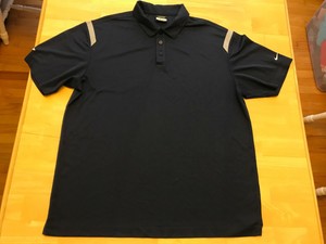 navy blue dri fit polo shirt