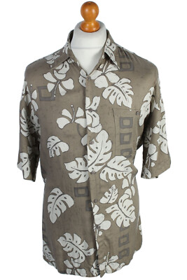 Mens 90s Shirt Ibiza Print Retro Party Rave Clubbing Multi Size M-SH2673