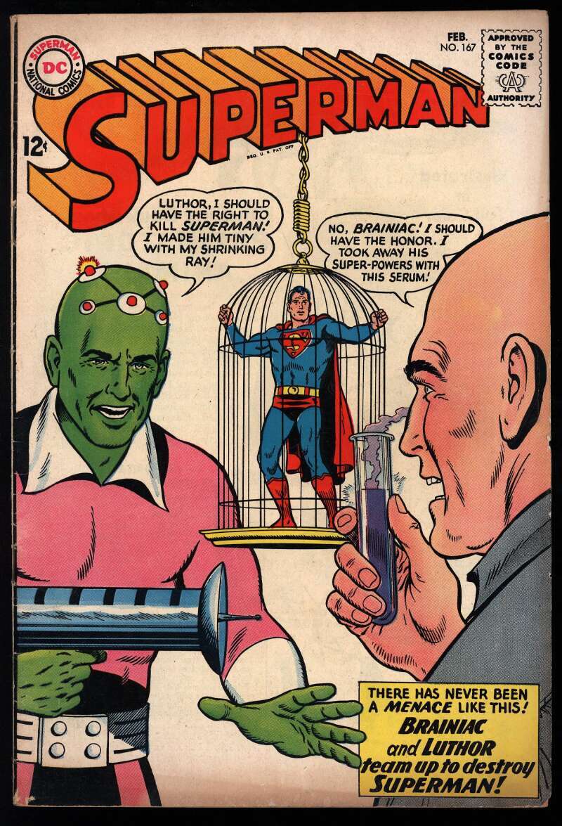 Superman #167 (DC Comics February 1964) for sale online | eBay