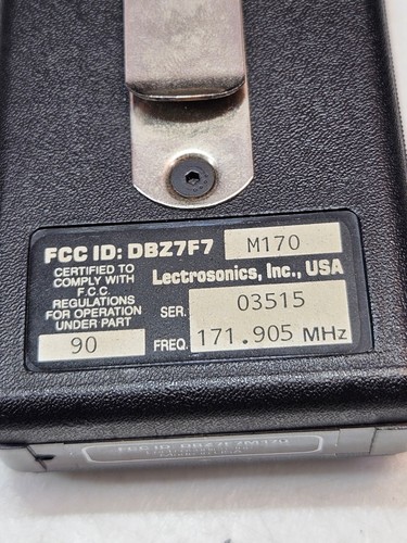 LECTROSONICS FM870 WIRELESS SOUND SYSTEM + WIRELESS MIC (VINTAGE) VIDEO DEMO! 🎥 - Picture 15 of 24