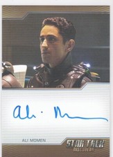 2020 Rittenhouse Star Trek Discovery Ali Momen As Kamran Gant Autograph