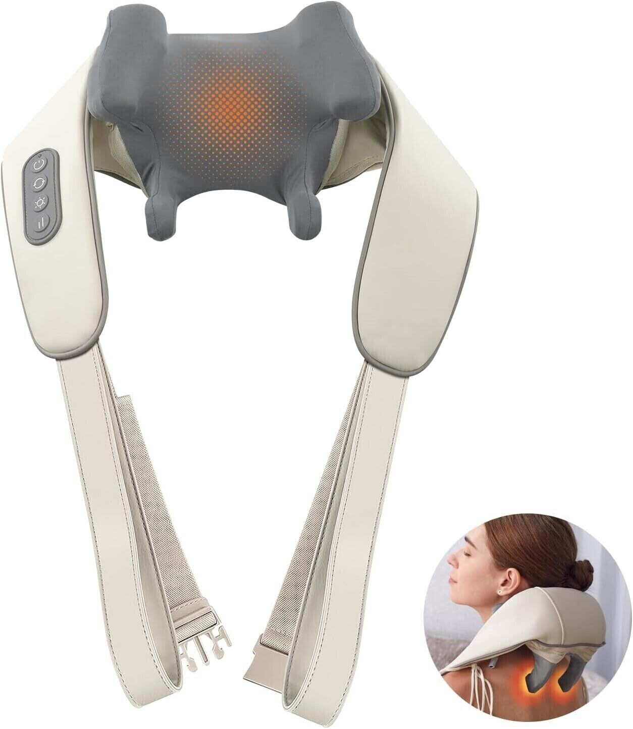Massaggiatore Cervicale Shock: Addio Dolore con Shiatsu e Calore - 2