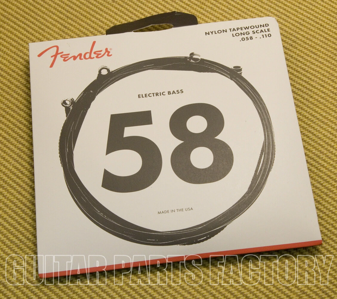 073 9120 406 Fender 9120 Nylon Tapewound Bass Strings .058 110 4