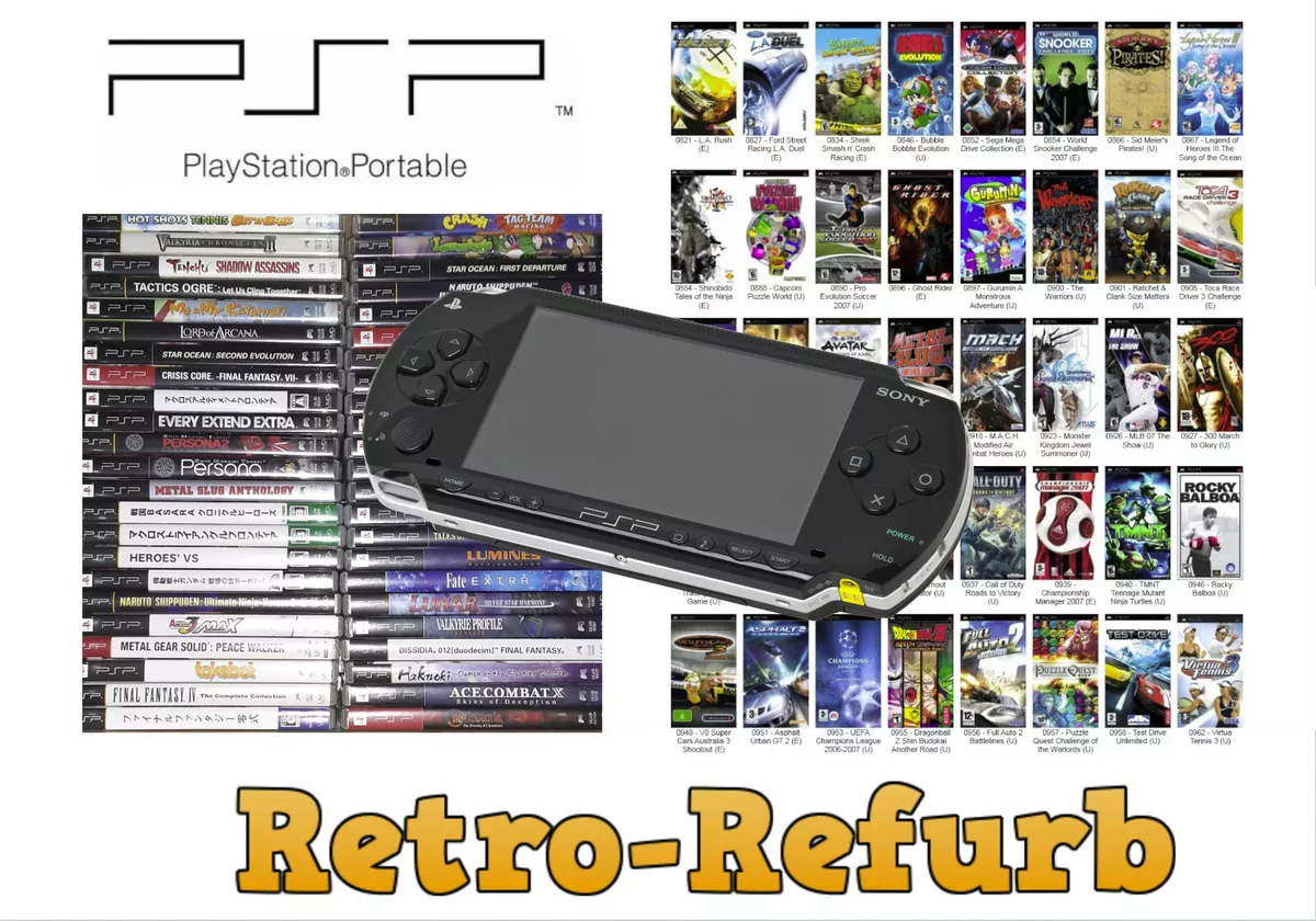 70 Jogos (roms) Para Psp Originais Da Sony Playstation