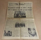 THE MORNING NO. 19,913 FRIDAY 30 SEPTEMBER 1938 MUNICH ACCORDS