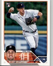 2023 Topps Ryan Kreidler Rookie #356 RC Detroit Tigers