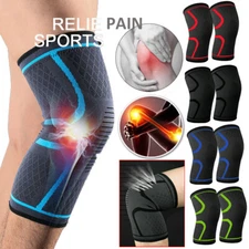 Knee Patella Support Brace Compression Sleeve Sports Joint Pain Arthritis Relief
