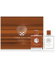 Vince Camuto Men's 2-Pc. Terra Gift Set 3.4 oz Edt, 3.4oz After Shave Distressed