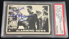 1966 Topps LOST IN SPACE Mark Goddard & Bill Mumy Signed Rookie Card PSA/DNA RC