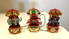 Mr Christmas Carousel Ornaments String of 3 C...