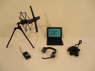 World Peacekeepers Secret Agent laptop listening device head phones 1/6 12'' 