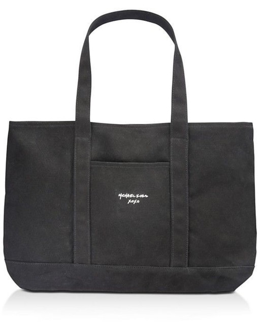 michael kors canvas tote bag