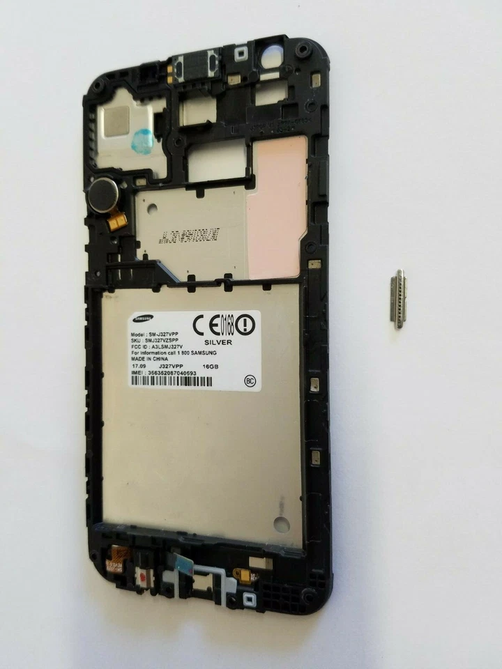 Детали сетки кнопки «Домой» вибрация рамка среднего экрана для Verizon Samsung J3 Mission - Изображение 3 из 4