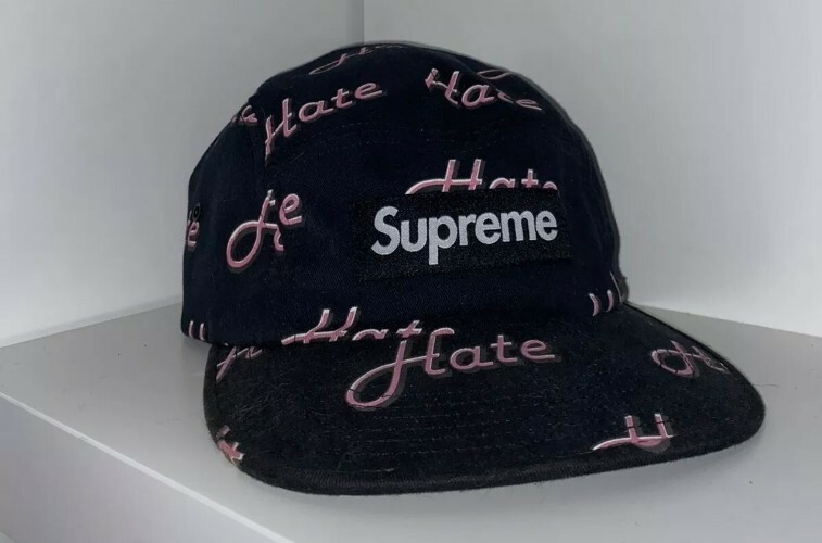 supreme hate camp cap