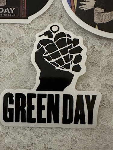Greenday Lot Of 3 Vinyl Band Stickers - Picture 4 of 7