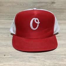 vintage Baltimore orioles Trucker Hat Mesh Rope Foam Snap back Baseball Flat cap