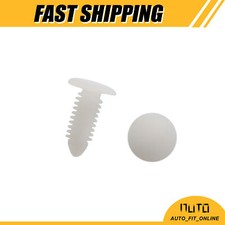 Thirty Plastic Rivets Splash Guard Fastener Push Type Clips 7.5x6.5mm Universal
