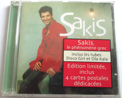 SAKIS ROUVAS - CD ''OLA KALA'' LIMITED EDITION INKL. 4 POSTKARTEN NEU NEW