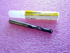 KENNAMETAL Solid carbide machine drill bit, 2 flute, dia: 7.1mm 4111789