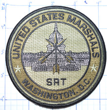 UNITED STATES MARSHALS SPECIAL RESPONSE TEAM SRT WASHINGTON DC POLICE DEPT PATCH