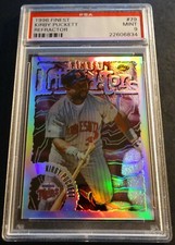 1996 KIRBY PUCKETT FINEST SILVER REFRACTOR PSA 9  POP 8 TWINS HOF (248)