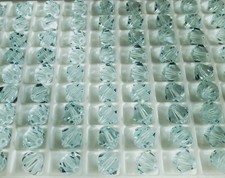 Swarovski 5301 8mm bicone beads, Light Azore 12pcs 