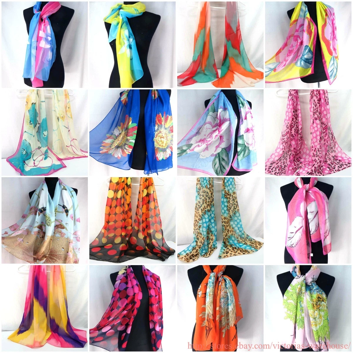 Silk Chiffon Scarf - Silk Wholesalers