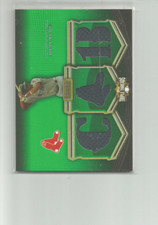 2010 TOPPS TRIPLE THREADS RELICS EMERALD #R111 VICTOR MARTINEZ 5/18