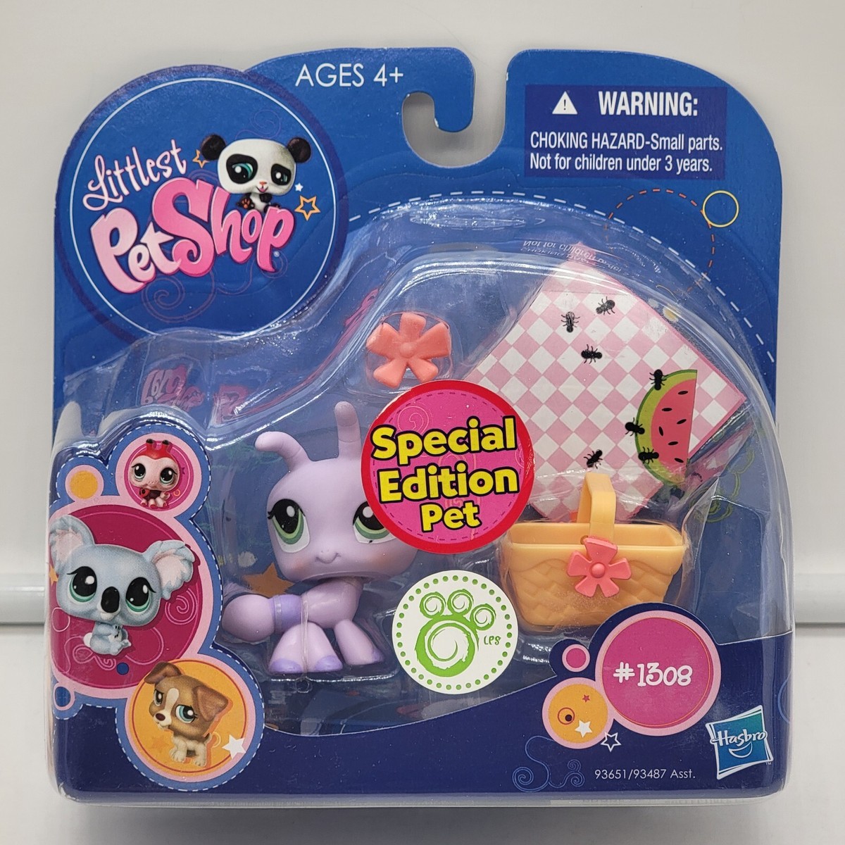 Littlest Pet Shop: LPS #1308 Ant w/ Picnic Basket - Special