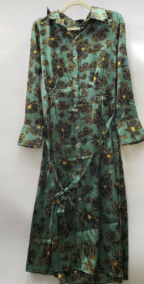 Who What Wear Womens Dress Green Floral Navy and Gold Flowers size L nwt | eBay Who What Wear Womens Dress Green Floral Navy and Gold Flowers size L nwt | eBay