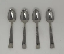 Oneida Elan 4 Coffee Spoons 18/10 Stainless 5" Quality 18/10 Stainless