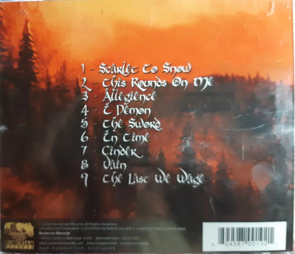 Blackguard - Profugus Mortis. CD. Very Good Used Condition. - Image 2 of 2