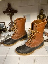 LL Bean Hunting Winter Duck Rain Shoes Boots Size 8 LM Made in USA