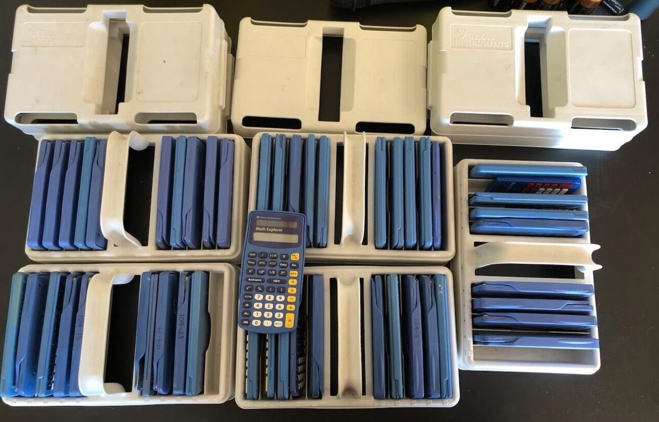 Texas Instruments Math Explorer Calculator Lot of 47 Texas Instruments TI-Math Explorer Calculators | eBay