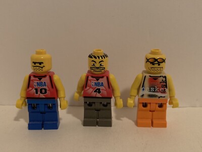 Lot of Lego Basketball Player Mini Figures Streetball NBA