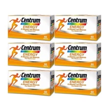 6 Boxes Centrum Energy B-Vitamins Vitamin C E Lutein & Lycopene Free Shipping