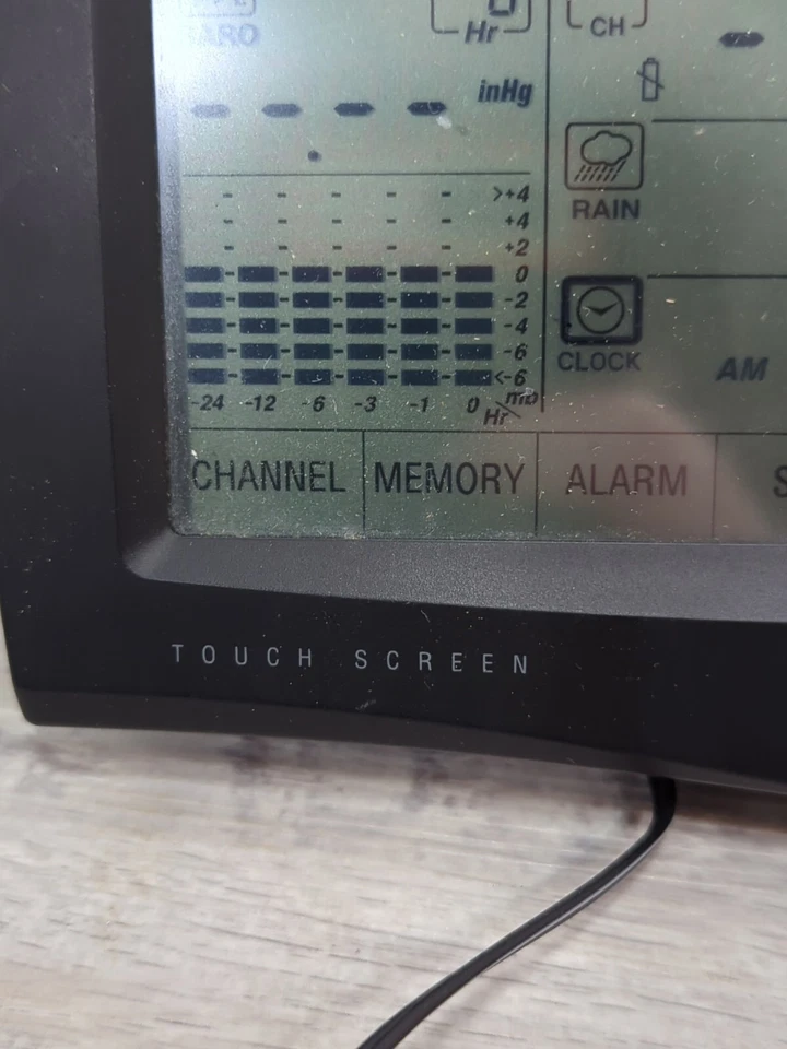 Oregon Scientific Touchscreen Display for WMR968 Wireless Weather Station Black - Image 3 of 4